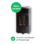 Qlima GH 8034 gaskachel - 3400 Watt  - 110 m3