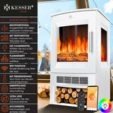 Kesser Kamin wit elektrische sfeerhaard Wifi - 900/1800 W - 75 m3