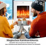 Kesser Kamin wit elektrische sfeerhaard Wifi - 900/1800 W - 75 m3