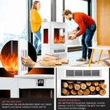 Kesser Kamin wit elektrische sfeerhaard Wifi - 900/1800 W - 75 m3